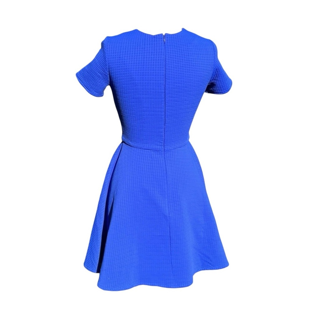 OPENING CEREMONY Waffle Weave Skater Dress Red Women’s Size Medium - Picture 3 of 6